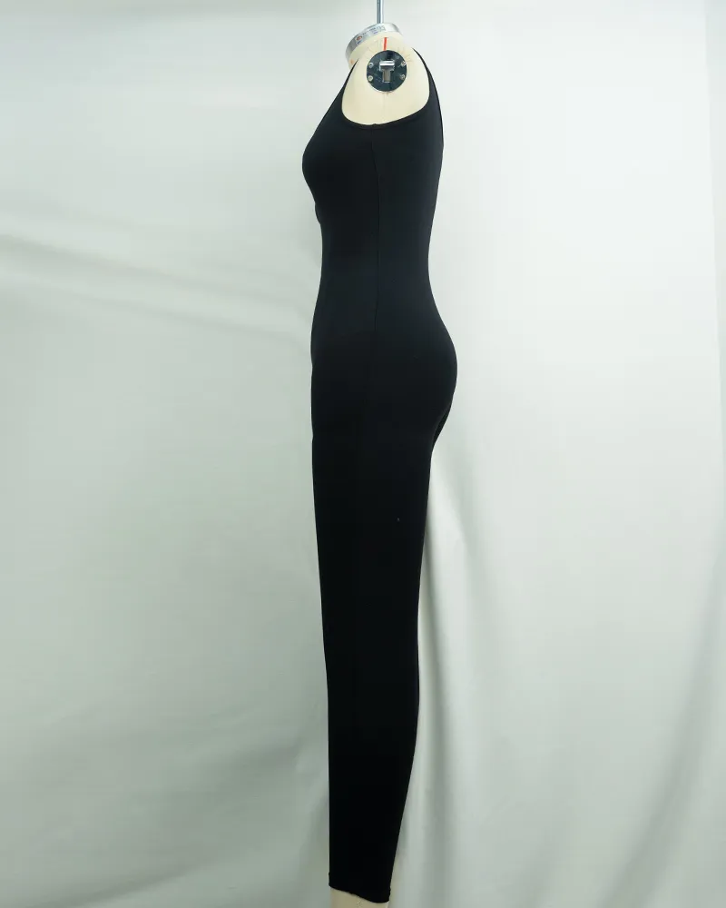 Black High-Support Seamless Jumpsuit (2)