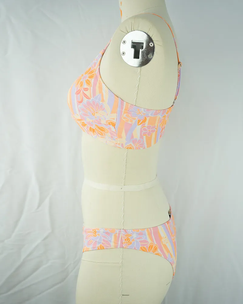 Floral Print Bikini Set (4)