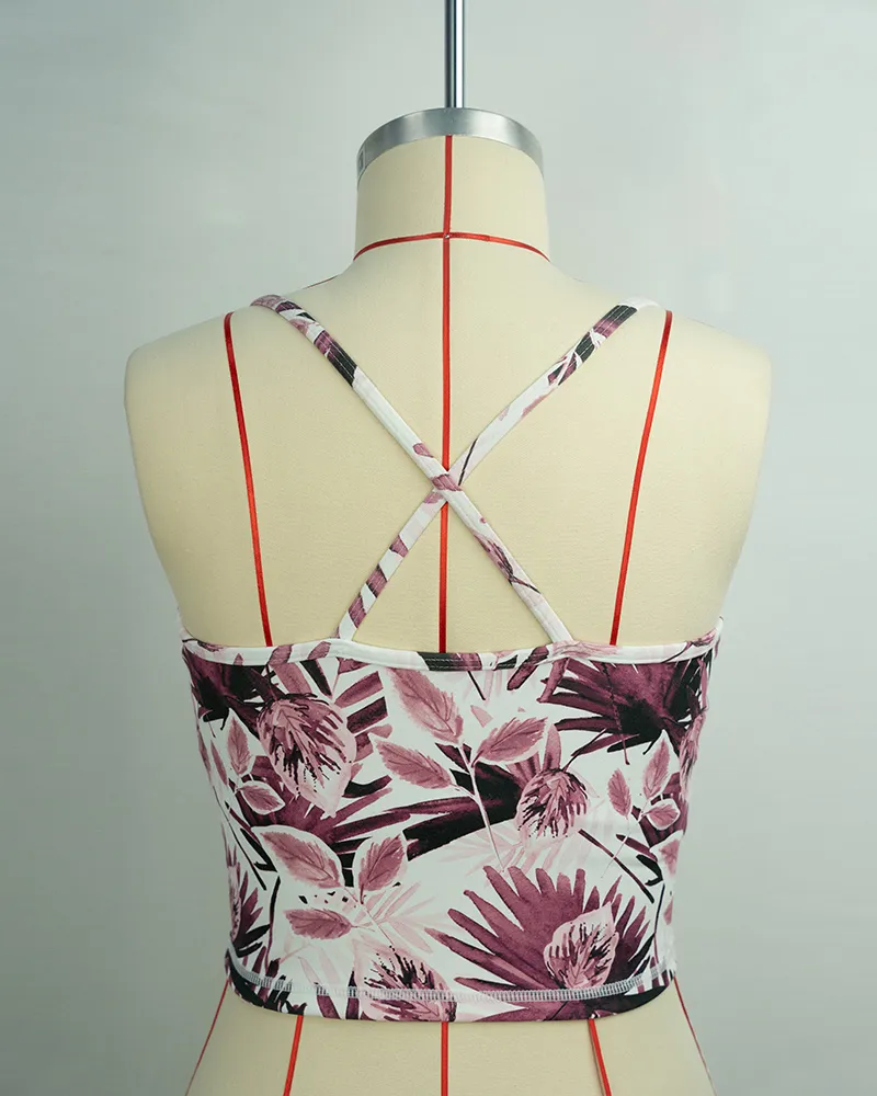 Flowers High-Support Seamless Sports Bra (3)