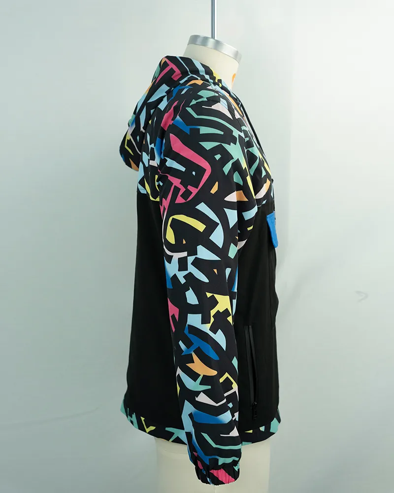 Vibrant Abstract Print Sports Jacket (4)