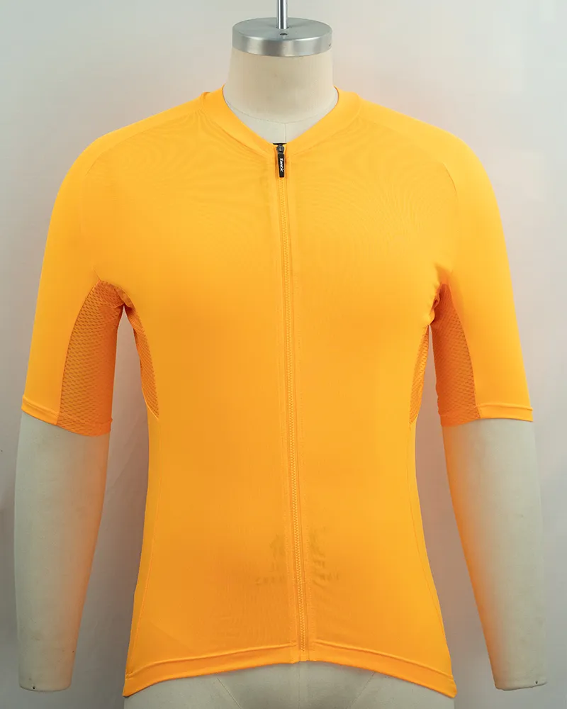 Vibrant Orange Cycling Jersey