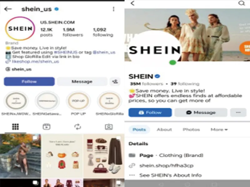 SHEIN Social Media