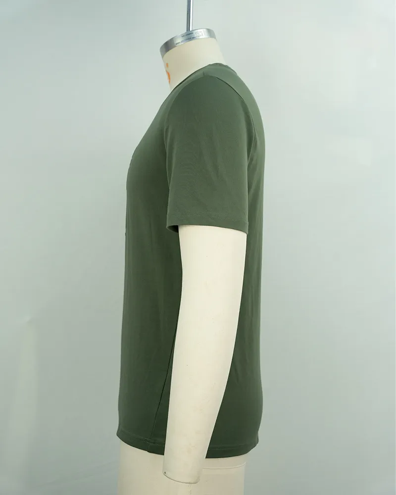 Men’s Olive Green Running T-Shirt -3