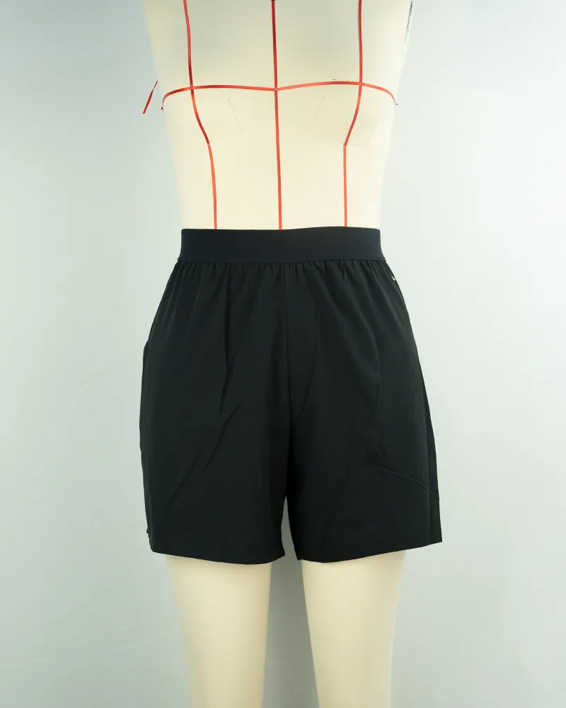 Women’s Black Athletic Shorts-1