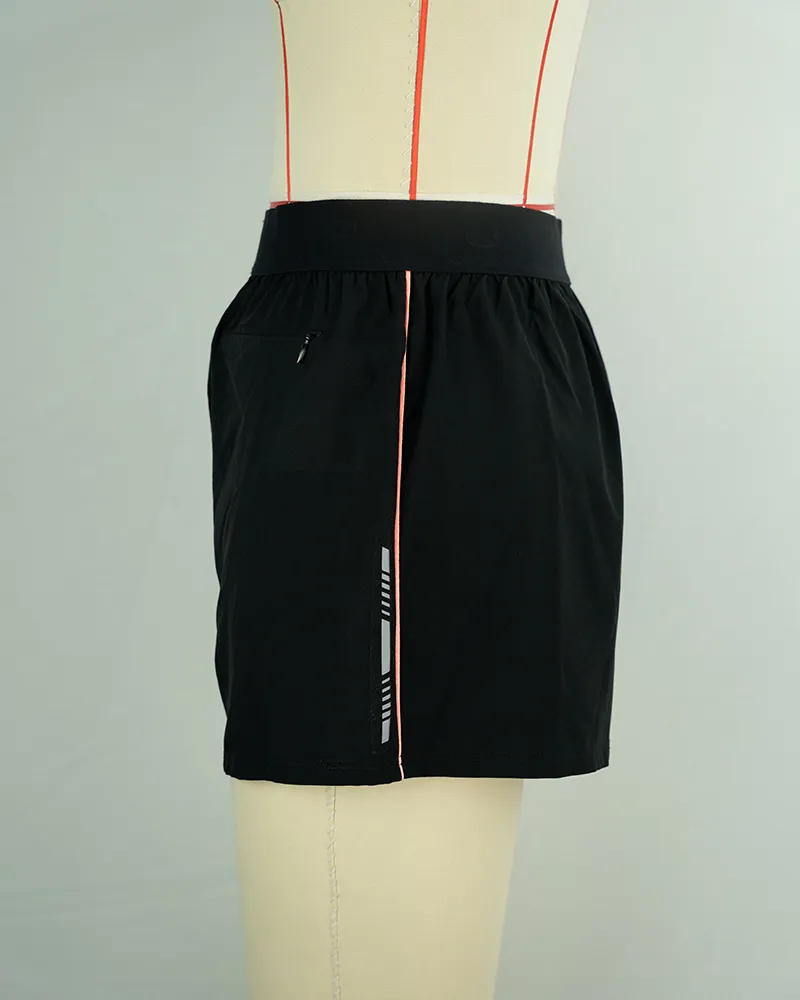 Women’s Black Athletic Shorts-3