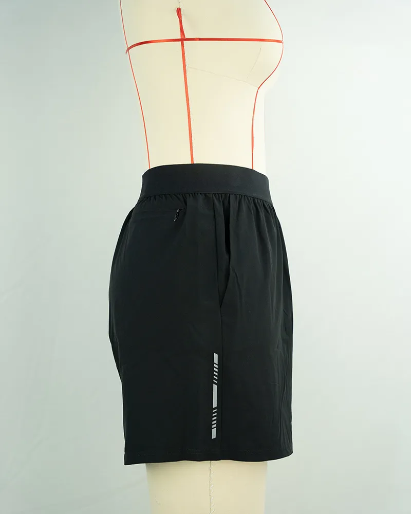 Women’s Black Athletic Shorts-4