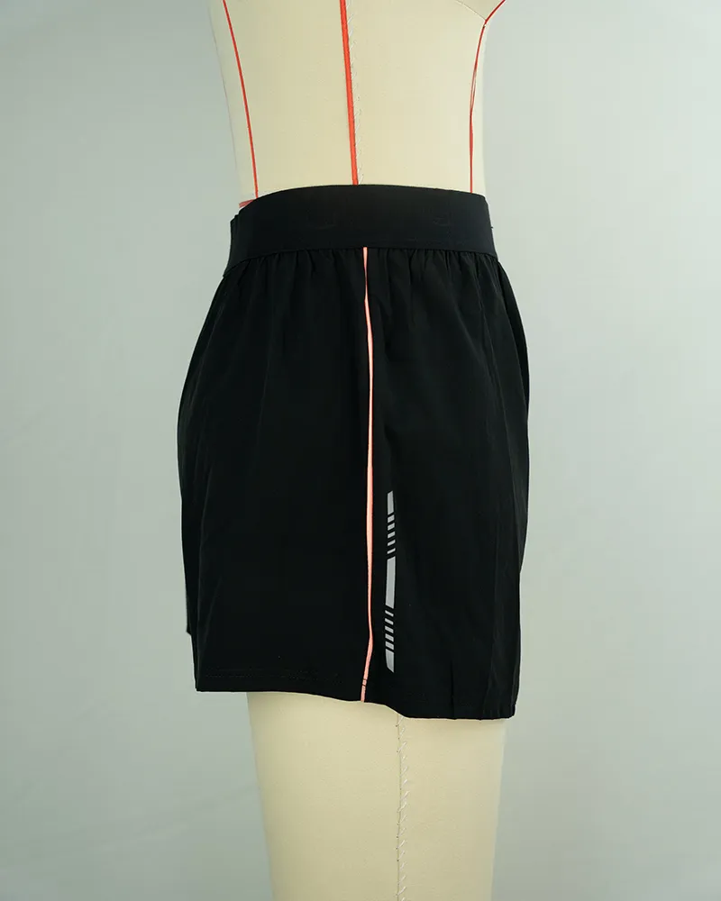 Women’s Black Athletic Shorts-4