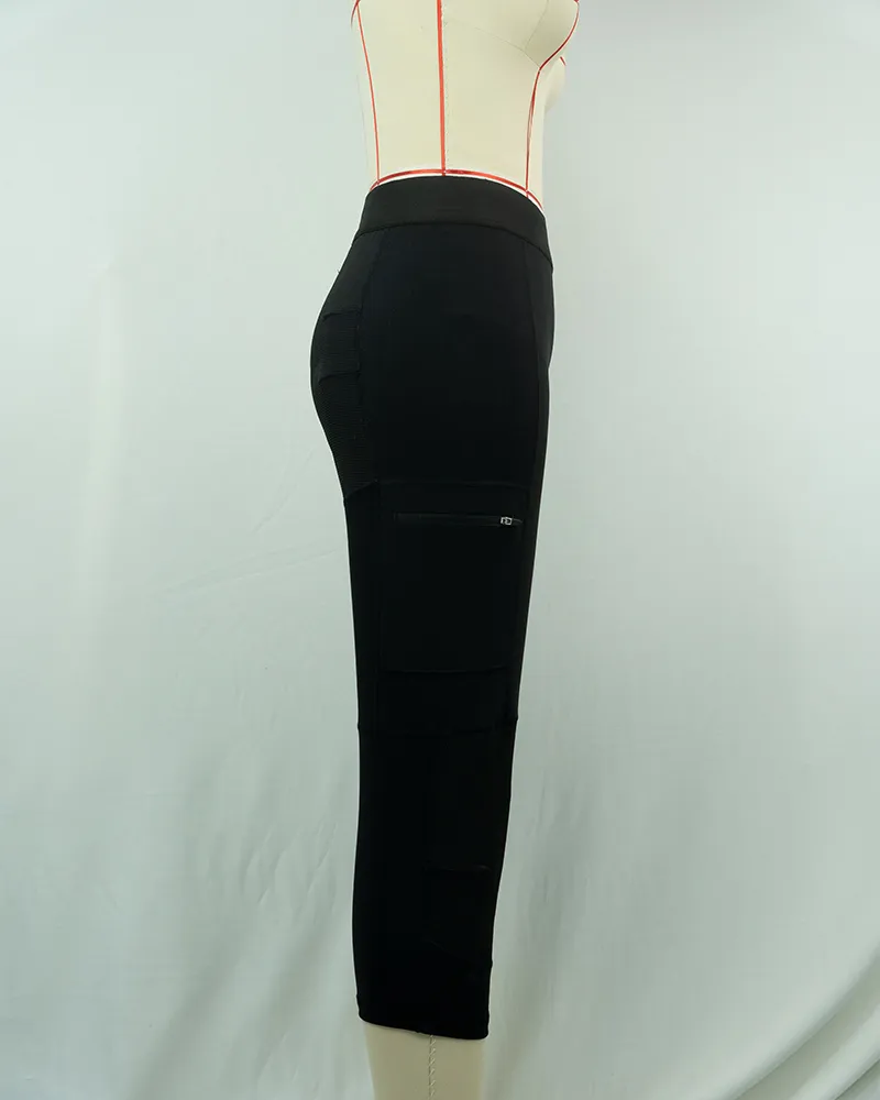 Women’s Black Performance Leggings-4