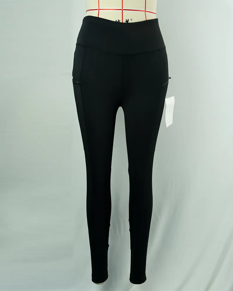Women’s High-Waist Black Performance Leggings-1