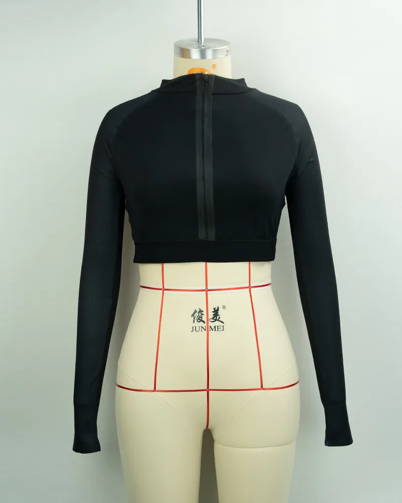 Women’s High-Waist Cropped Jacket-1