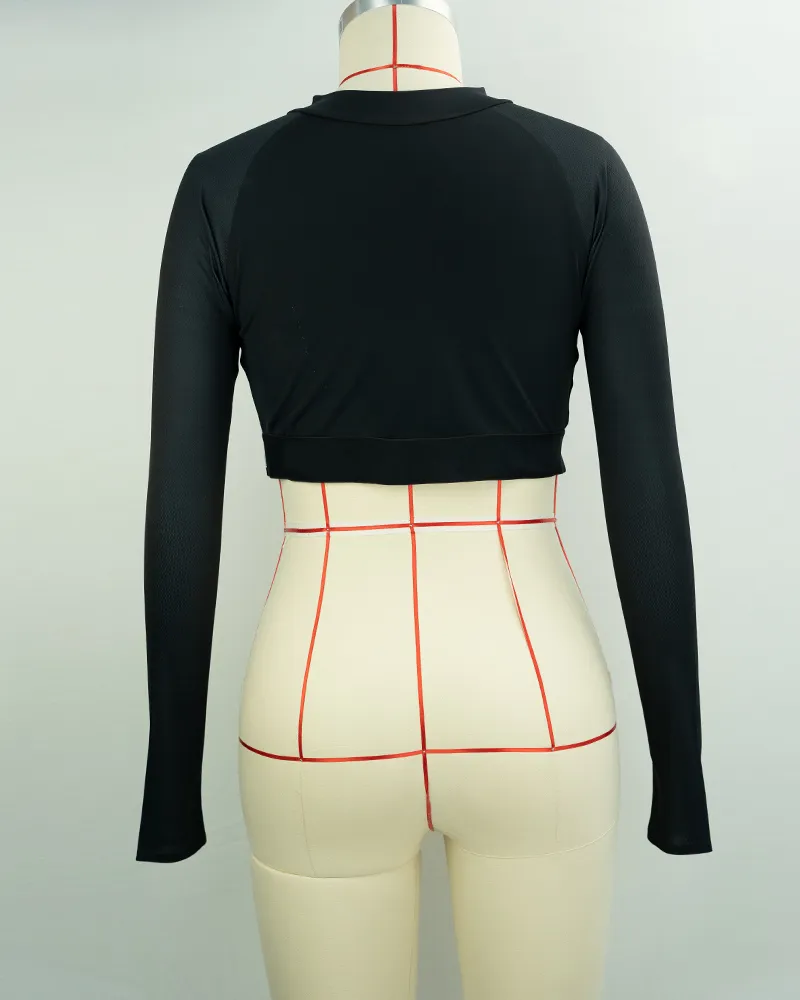 Women’s High-Waist Cropped Jacket-2