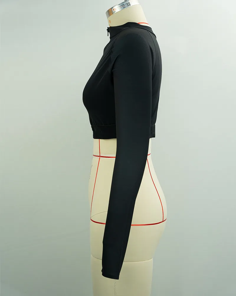 Women’s High-Waist Cropped Jacket-3