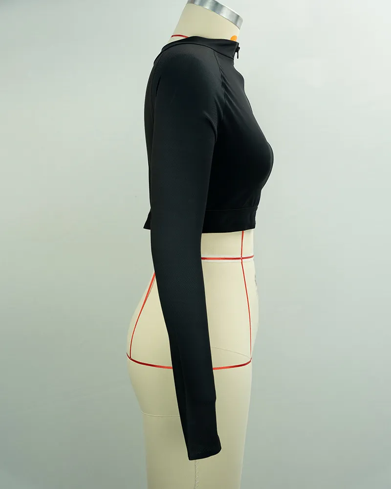 Women’s High-Waist Cropped Jacket-4