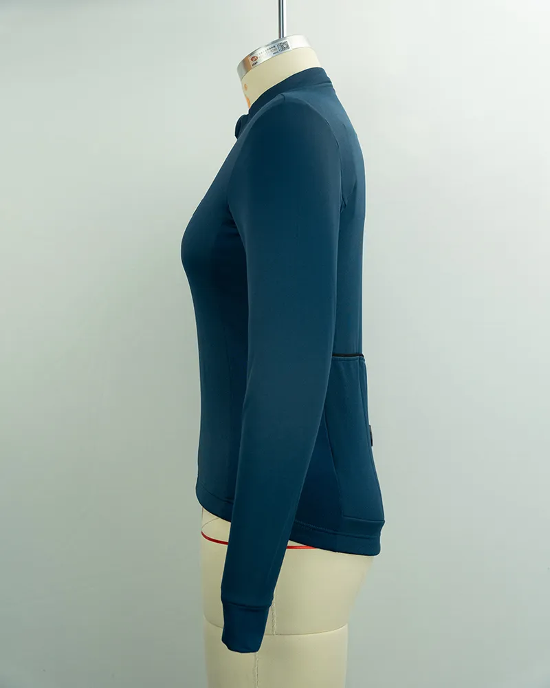 Women’s Navy Blue Full-Zip Performance Jacket-3