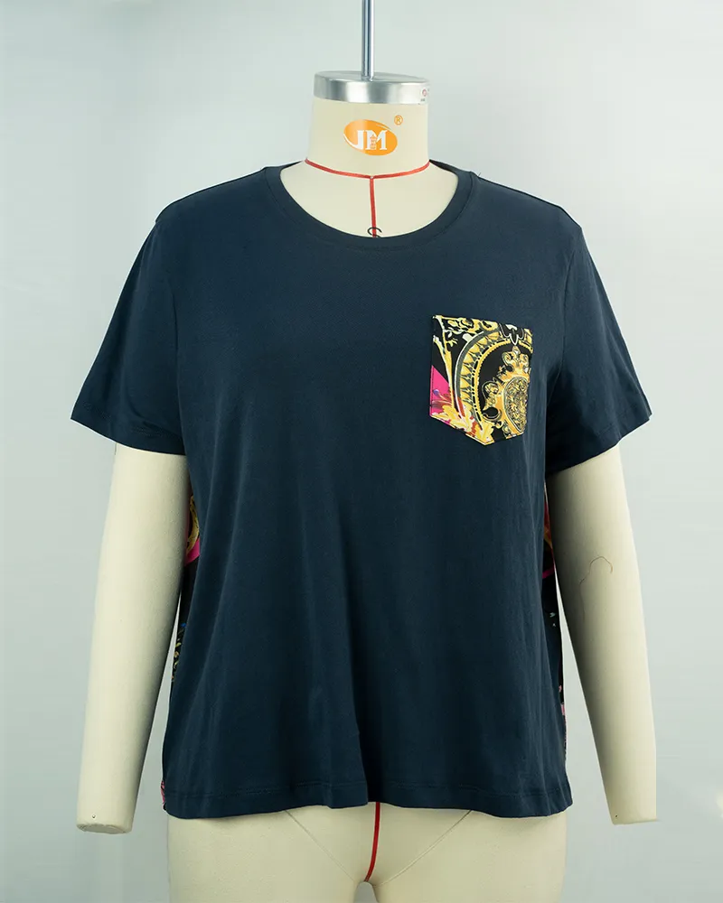 Women’s Short Sleeve Printed T-Shirt-1