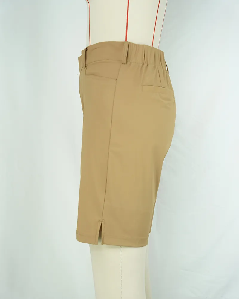 Men’s Summer Brown Casual Shorts-4