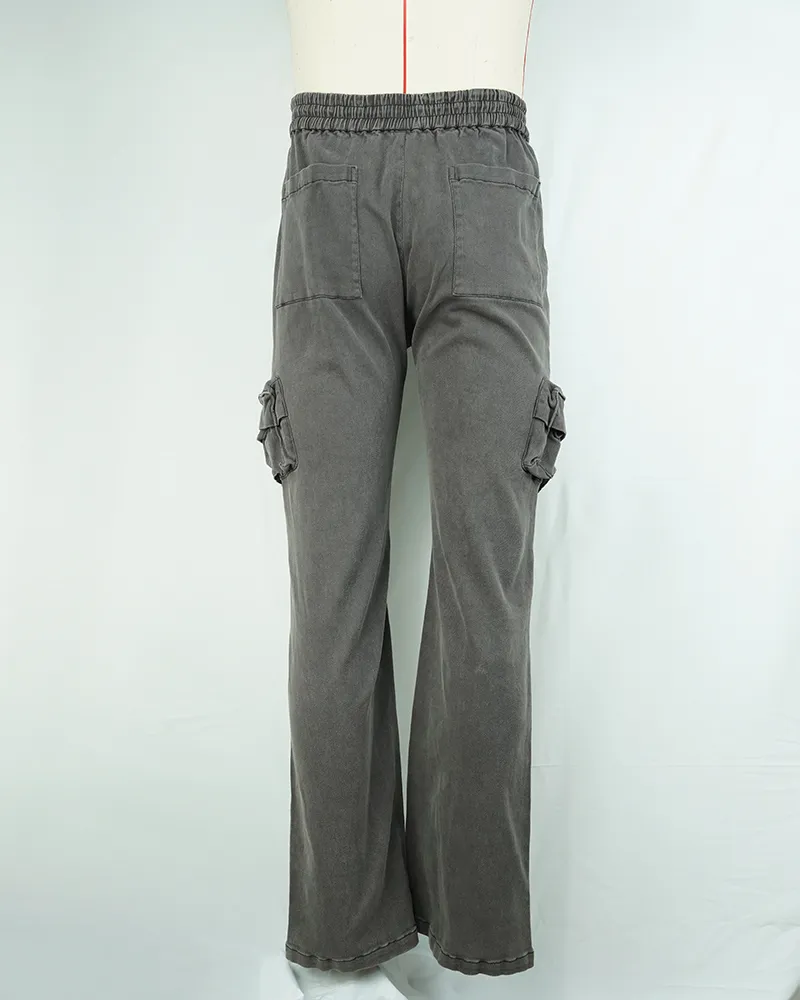Women’s Summer Slim Taper Trousers-2