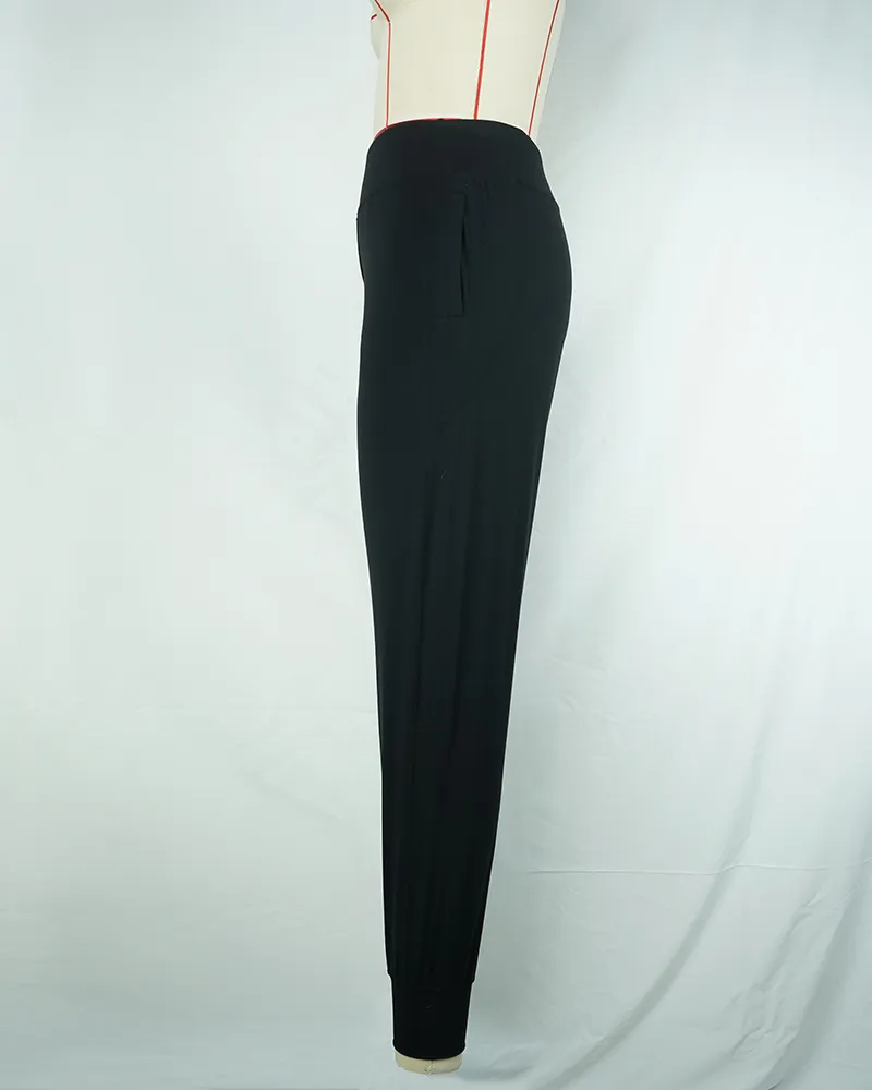 Women’s Summer Slim Taper Trousers High Rise Active Pants-4