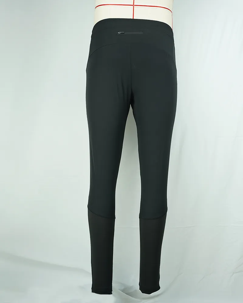 Women‘s Black Stretch Casual Jogger Pants Slim Tapered Fit-2