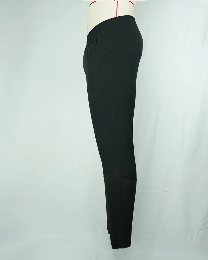Women‘s Black Stretch Casual Jogger Pants Slim Tapered Fit-4