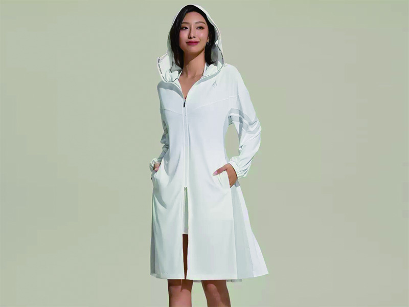 21 Key Item Details – Long Sun Protection Trench Coat – GIDIBOHO – 01